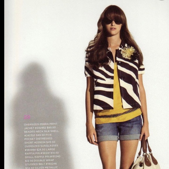 LOFT Zebra Print Jacket - Picture 2 of 6